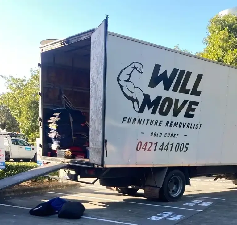 inter-state-move-gold-coast | Will Move Removalist Interstate removalists Gold Coast loading furniture into Will Move van