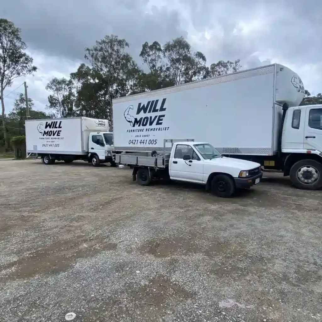 Will-Move-Interstate-Removalists-Gold-Coast-Van | Will Move Removalist Will Move professional interstate removalists Gold Coast van parked during a furniture relocation.