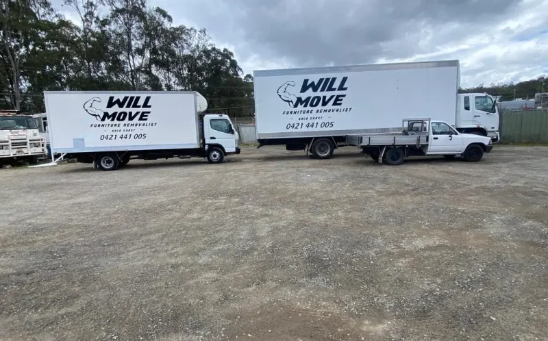 Will Move truck operated by furniture removalists Gold Coast